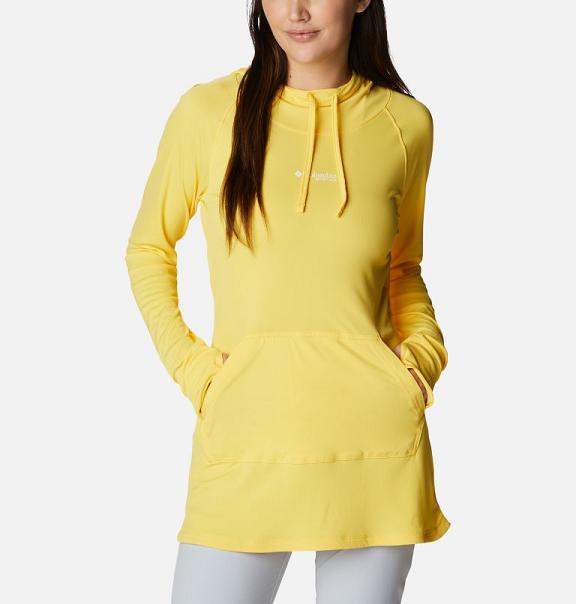 Columbia PFG Respool Hoodies Yellow For Women's NZ46871 New Zealand